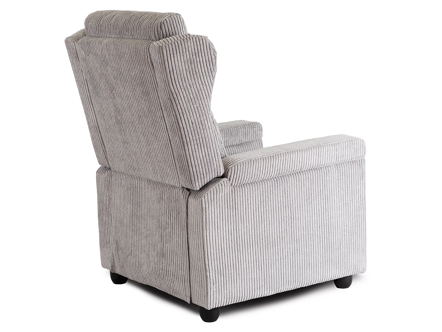 Sofá-Cama Poltrona SPENCER Veludo Cotelê Cinza