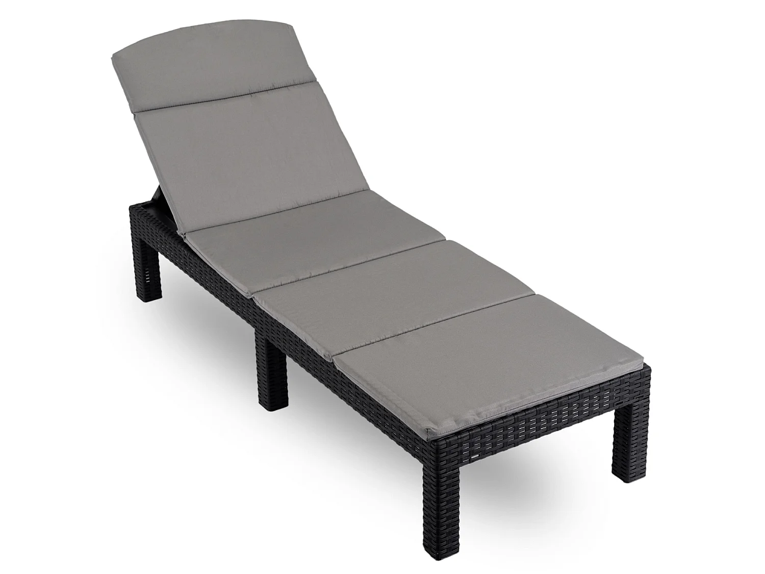 Fauteuil de jardin LUIZIANA technorattan noir