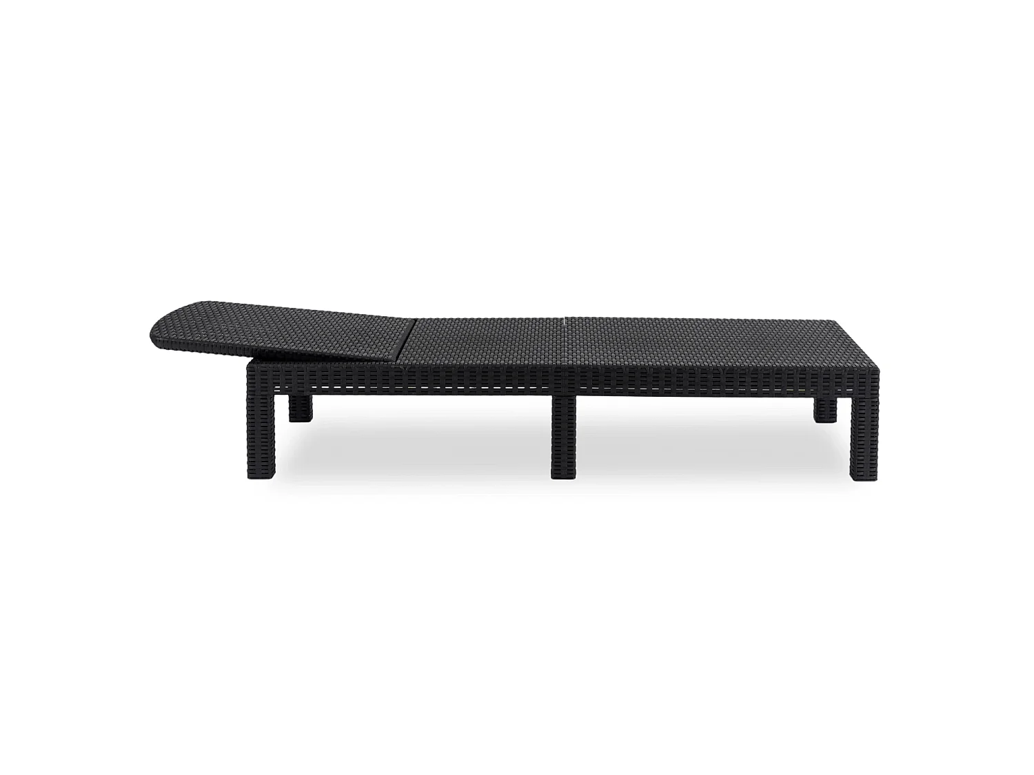 Fauteuil de jardin LUIZIANA technorattan noir