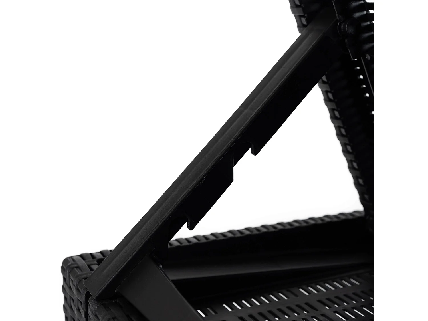 Fauteuil de jardin LUIZIANA technorattan noir