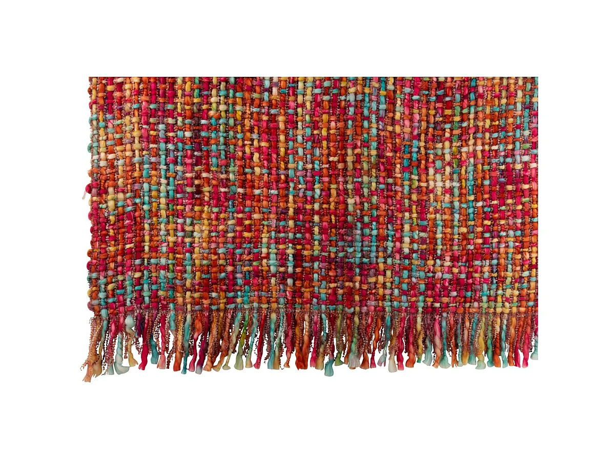 Plaid Tricoté "Efrain" 130x170cm Multicolore