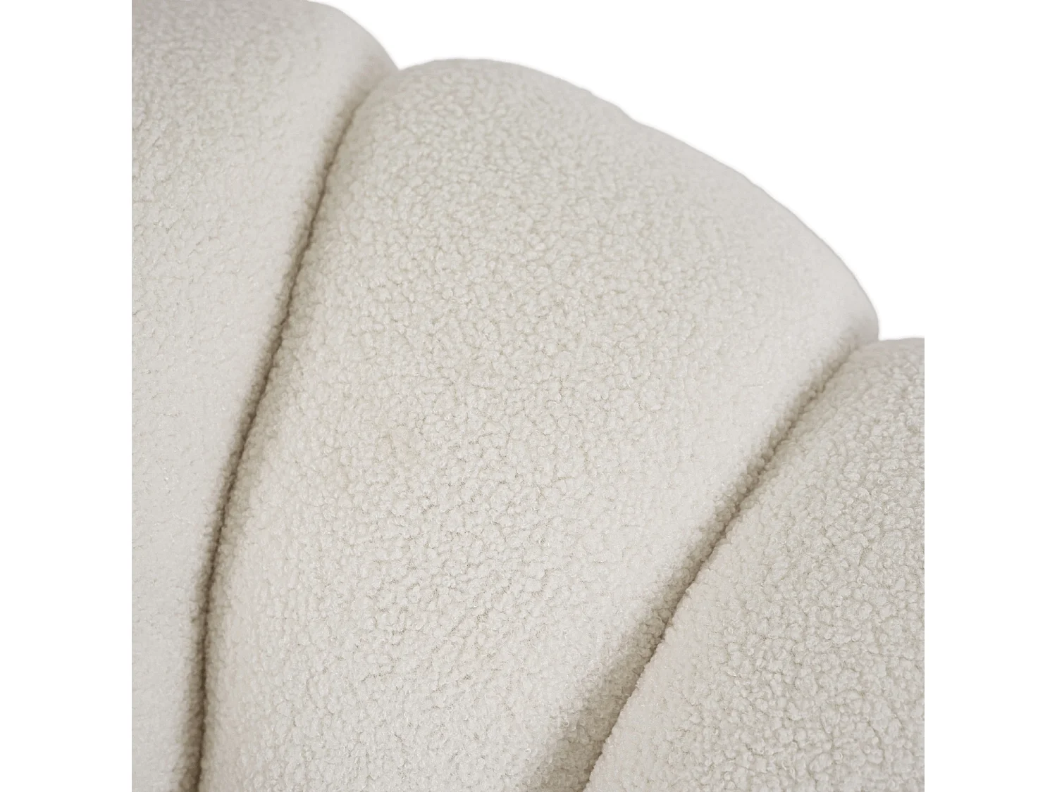Fauteuil lounge avec crème pouffe PETTIT