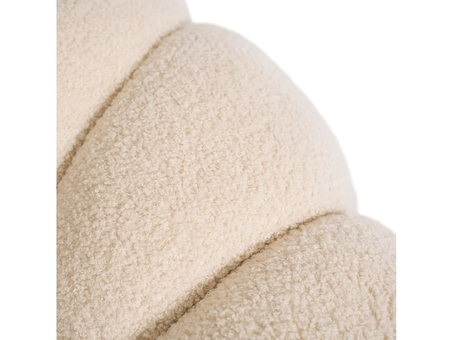 Fauteuil lounge avec pouffe PETTIT Beige