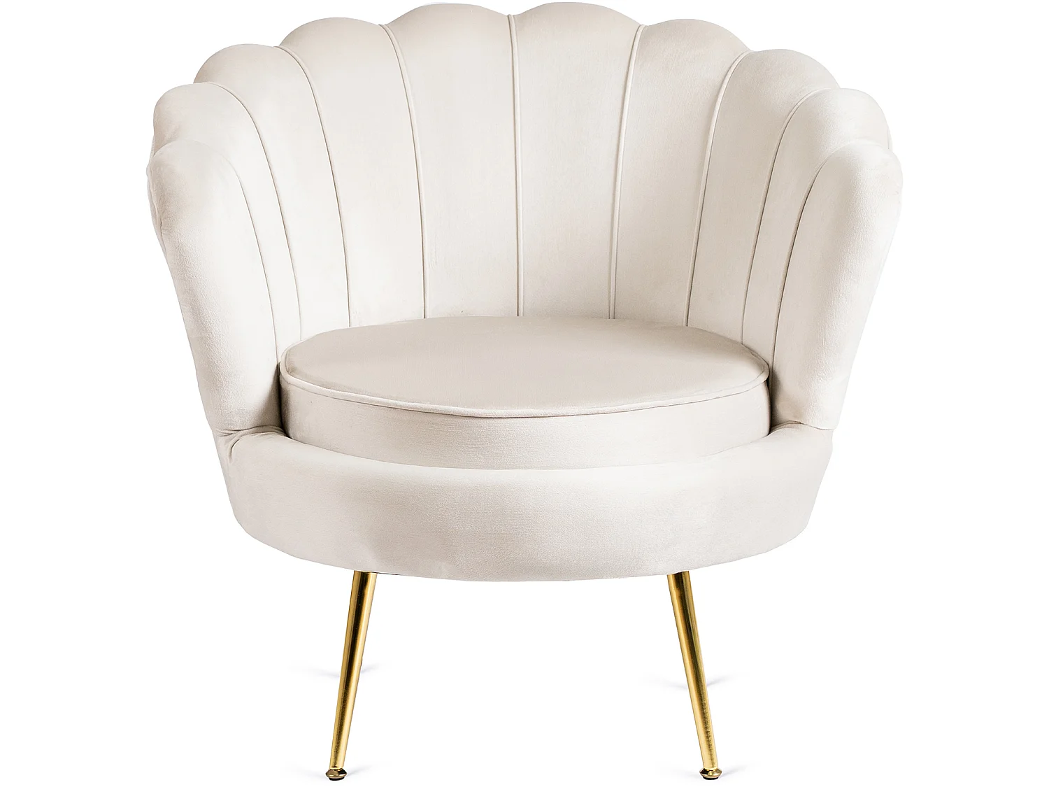 Lounge da poltrona ANGEL in Cream Velurow
