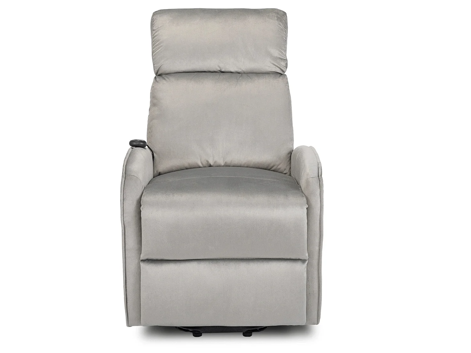 COLTON ARMCHAIR Velluto grigio con funzione in piedi