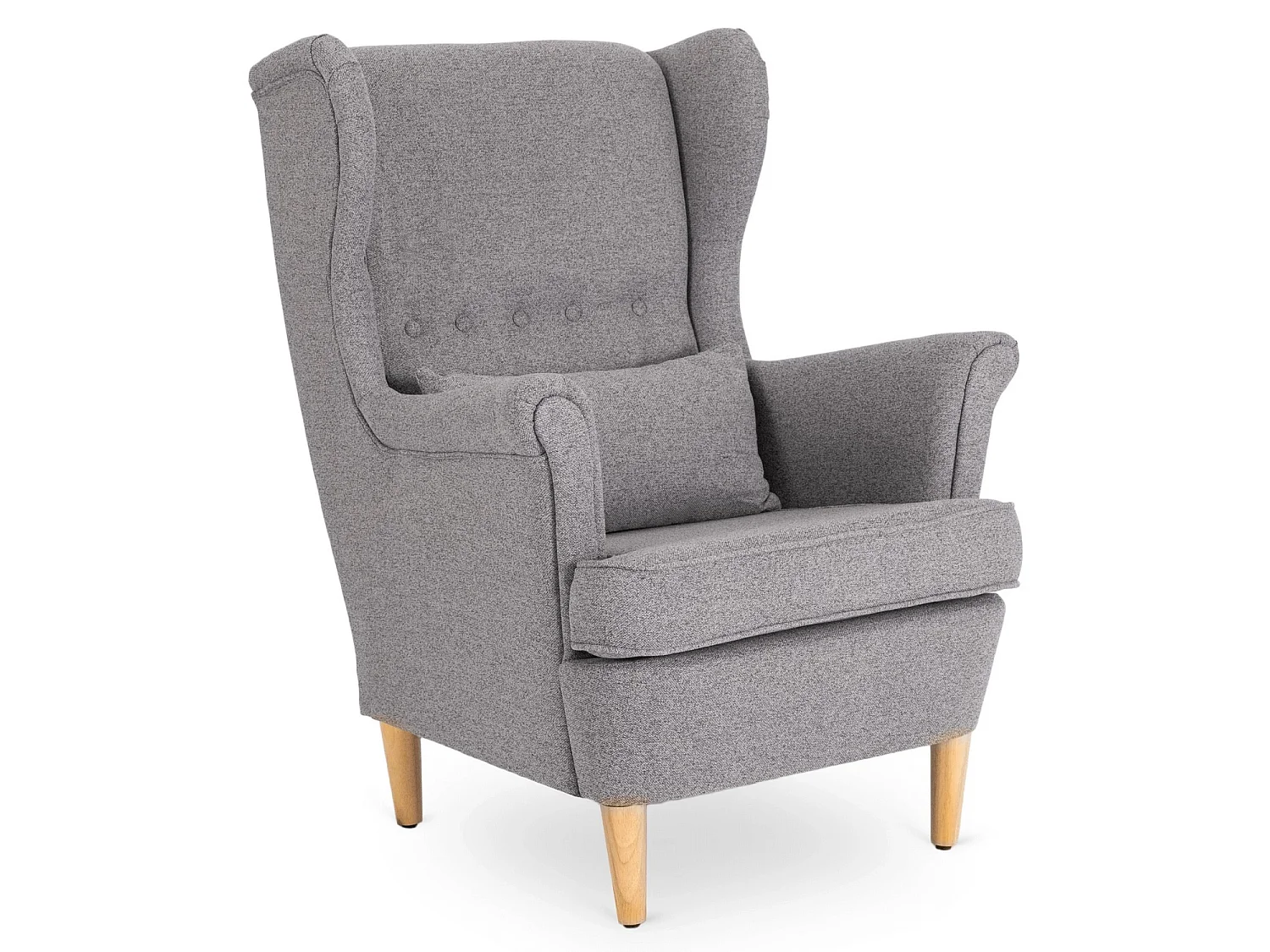 Loungefauteuil met pouffe EVAN 2 Grey