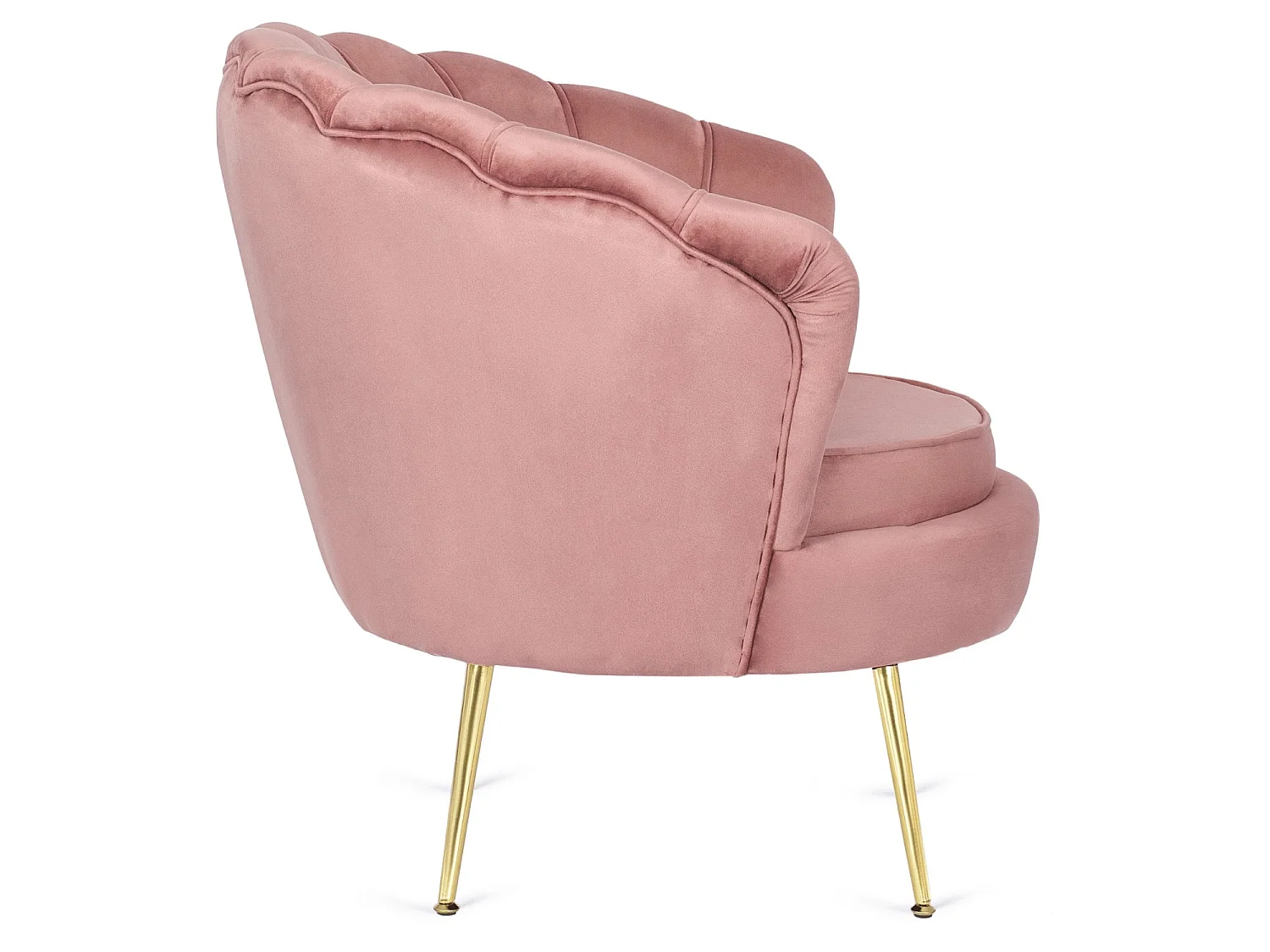 SILLÓN DE GRAN TAMAÑO CON TABURETE DE TERCIOPELO ROSA
