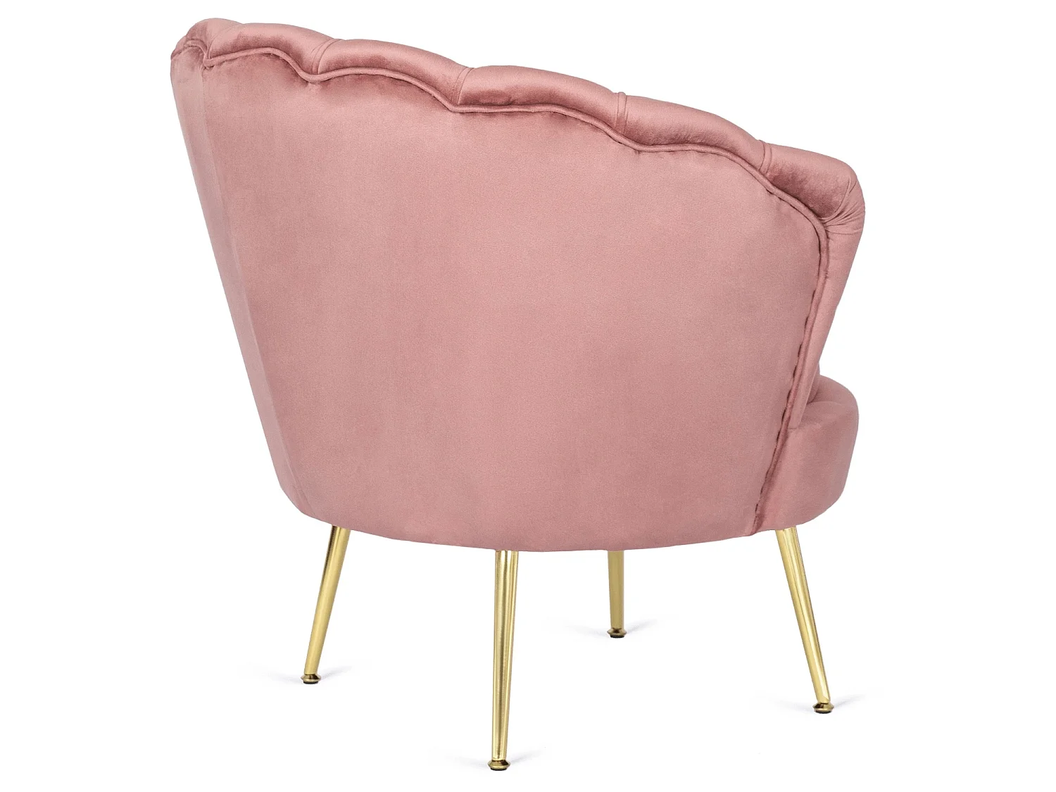 SILLÓN DE GRAN TAMAÑO CON TABURETE DE TERCIOPELO ROSA