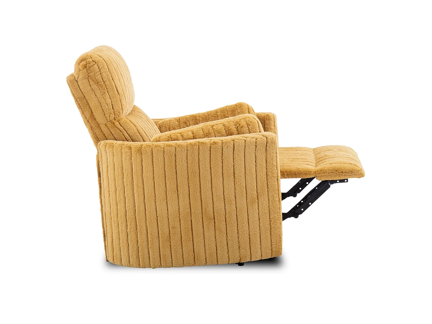 RAUL Mosterd Ribfluwelen Loungestoel