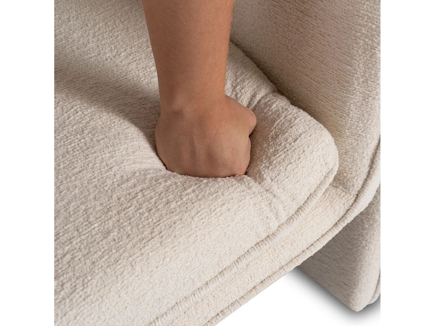 Lounge armchair GALA for the Living Room in Cream