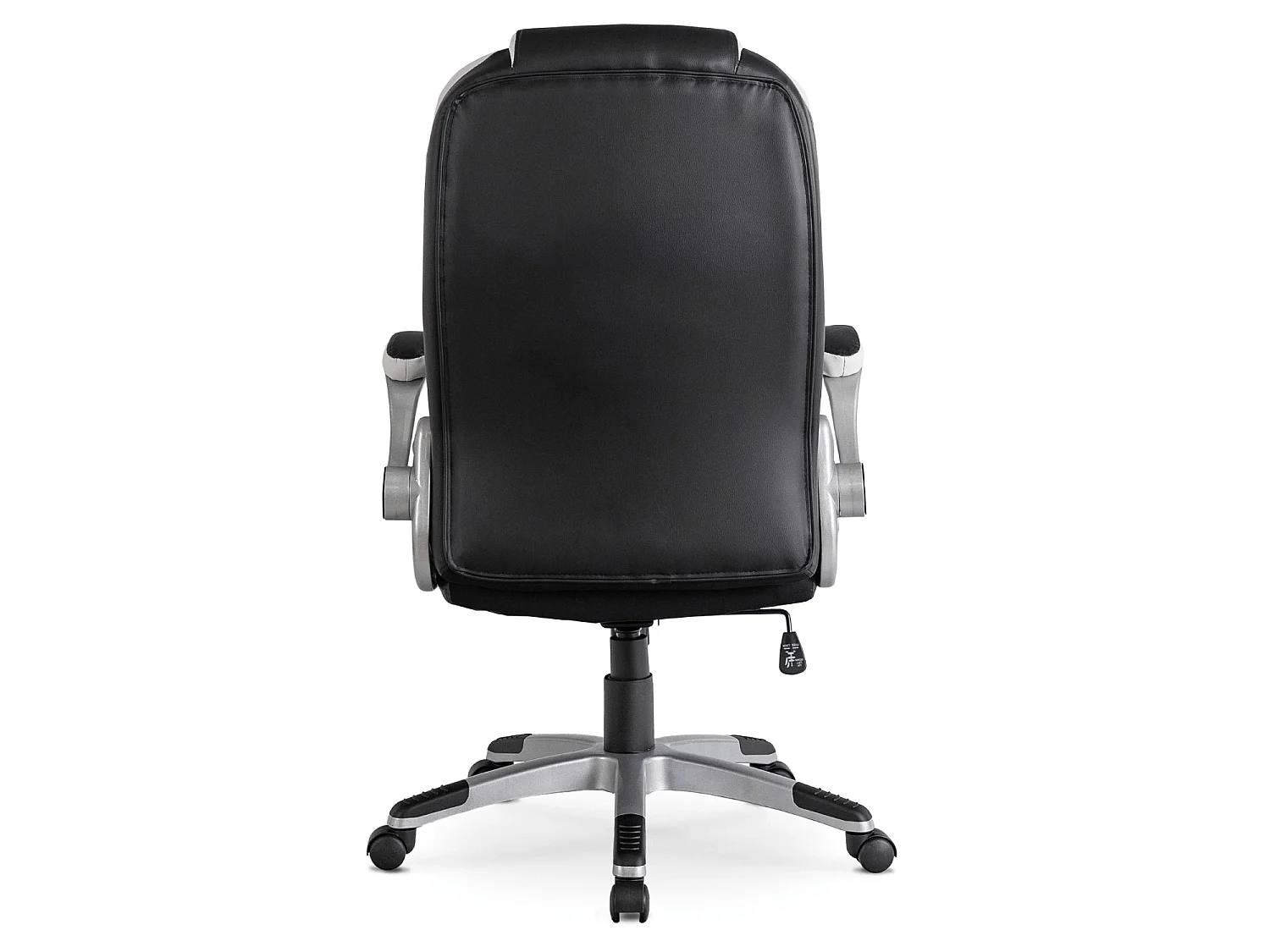 Fauteuil de bureau pivotant LIVERPOOL en cuir éco noir