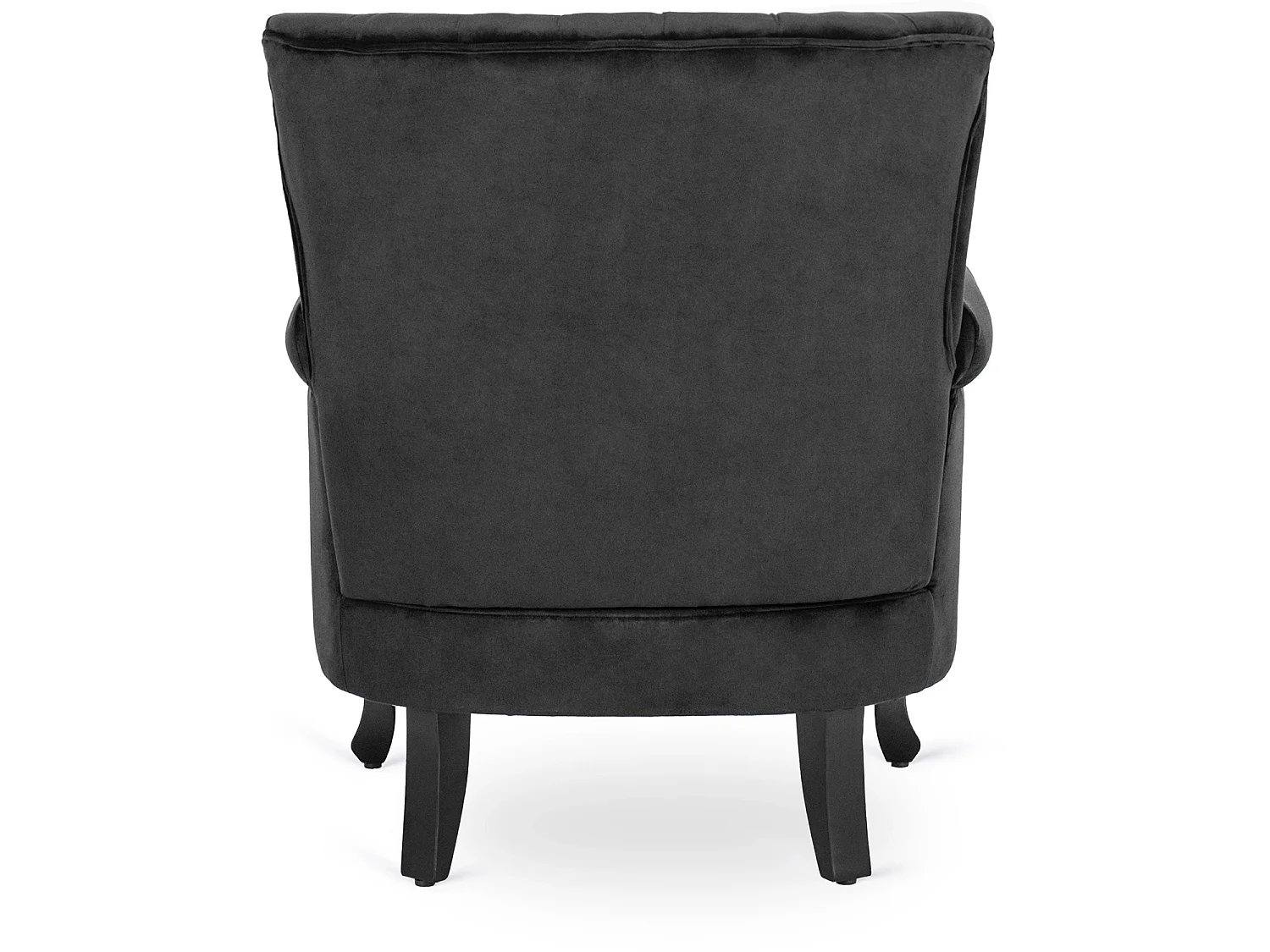 Espreguiçadeira clássica MALLO Black Velour