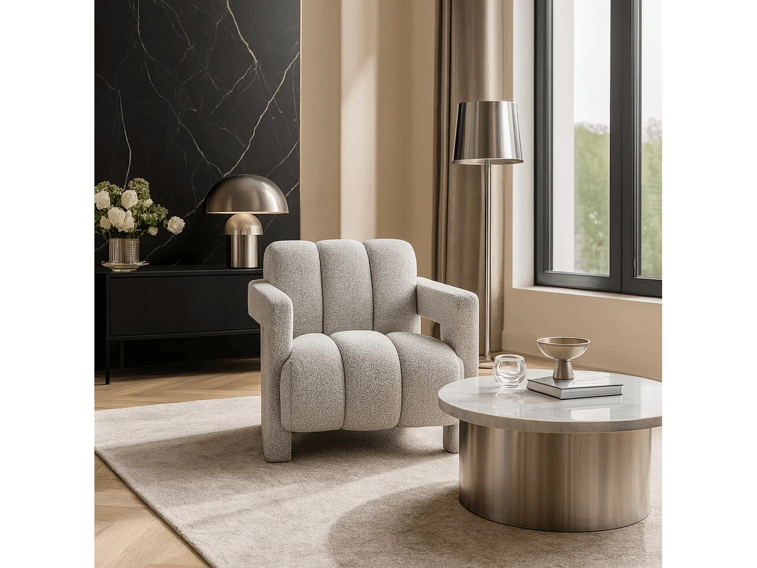 Loungefauteuil BENDER Grey