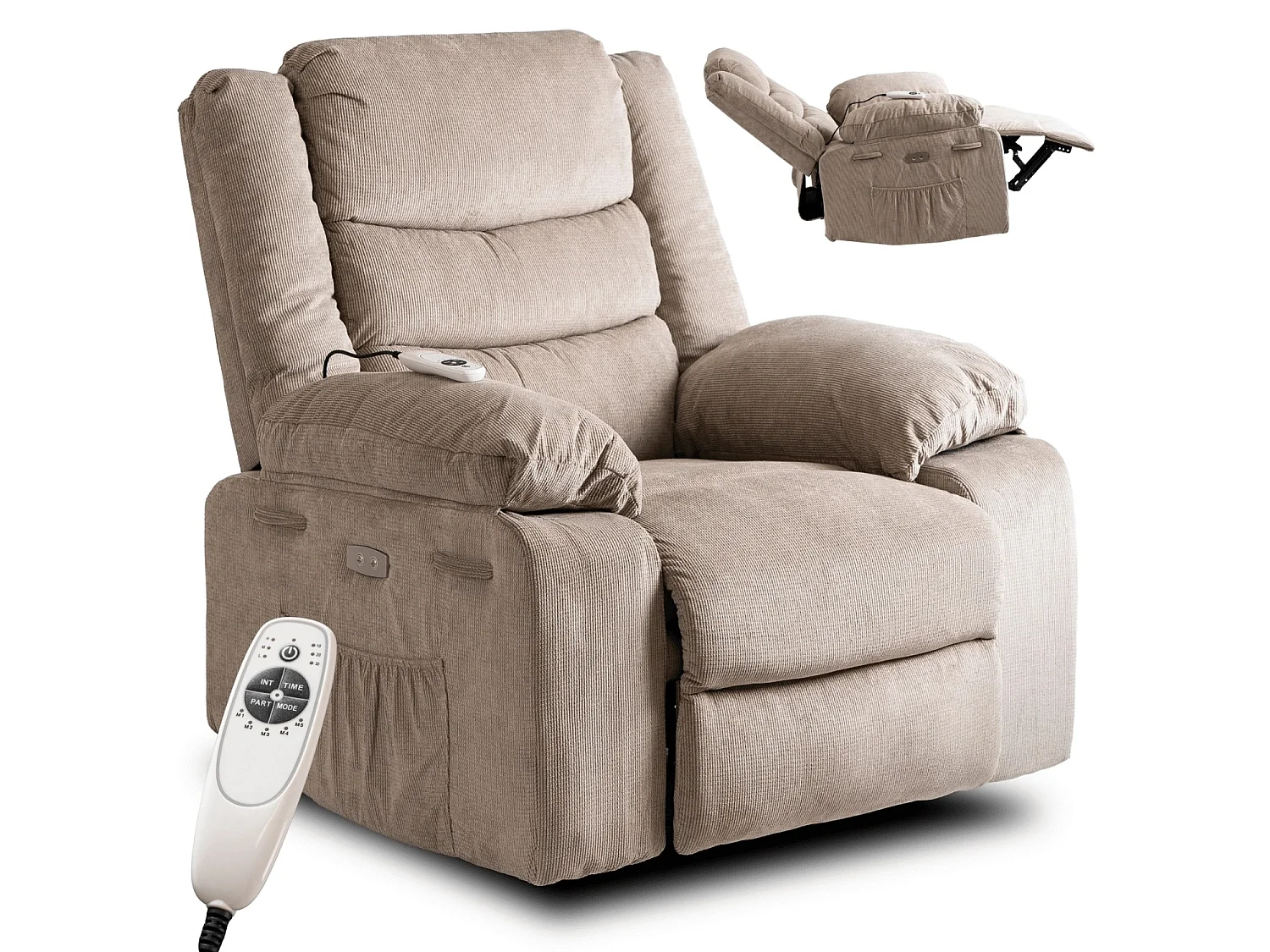 Poltrona de massagem JASPER Bege