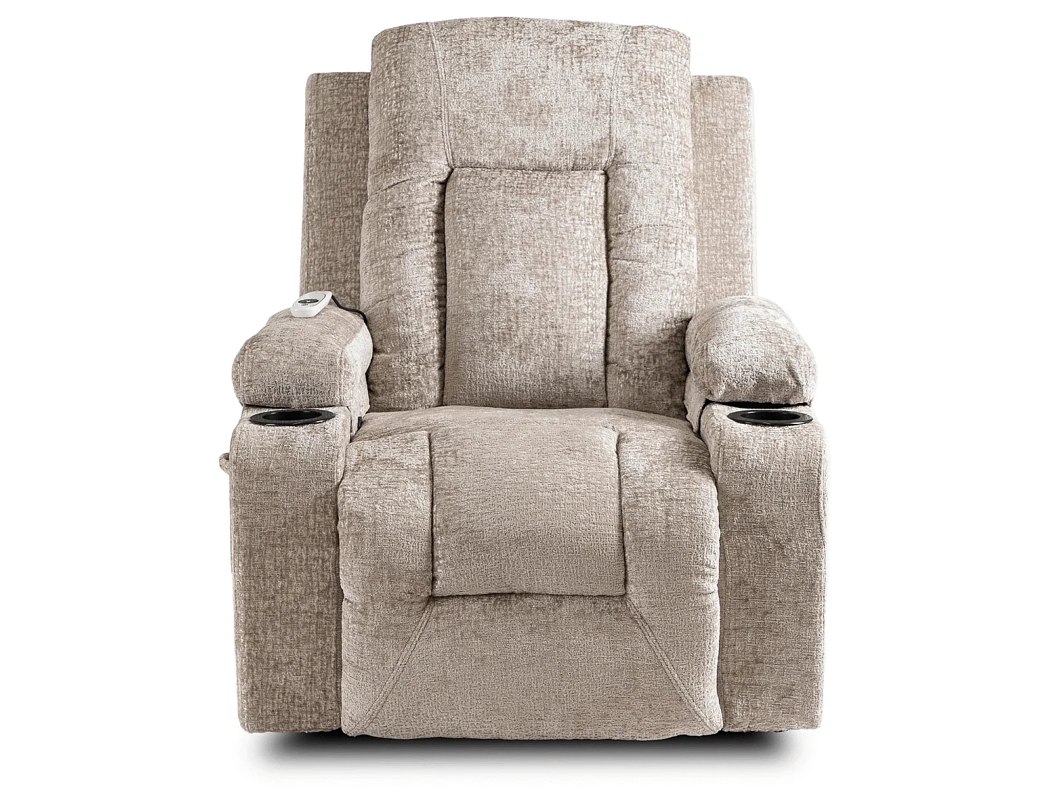 Massage-loungestol BOX Beige Velour