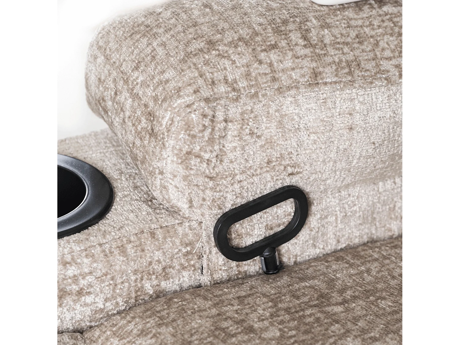 Massage-loungestol BOX Beige Velour