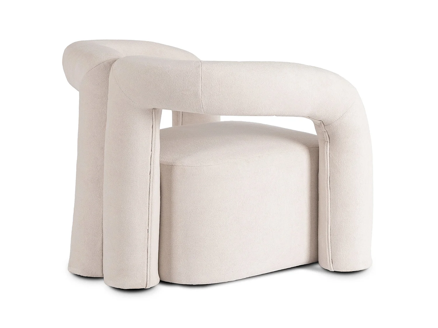 Loungefåtölj BRAZIL Cream