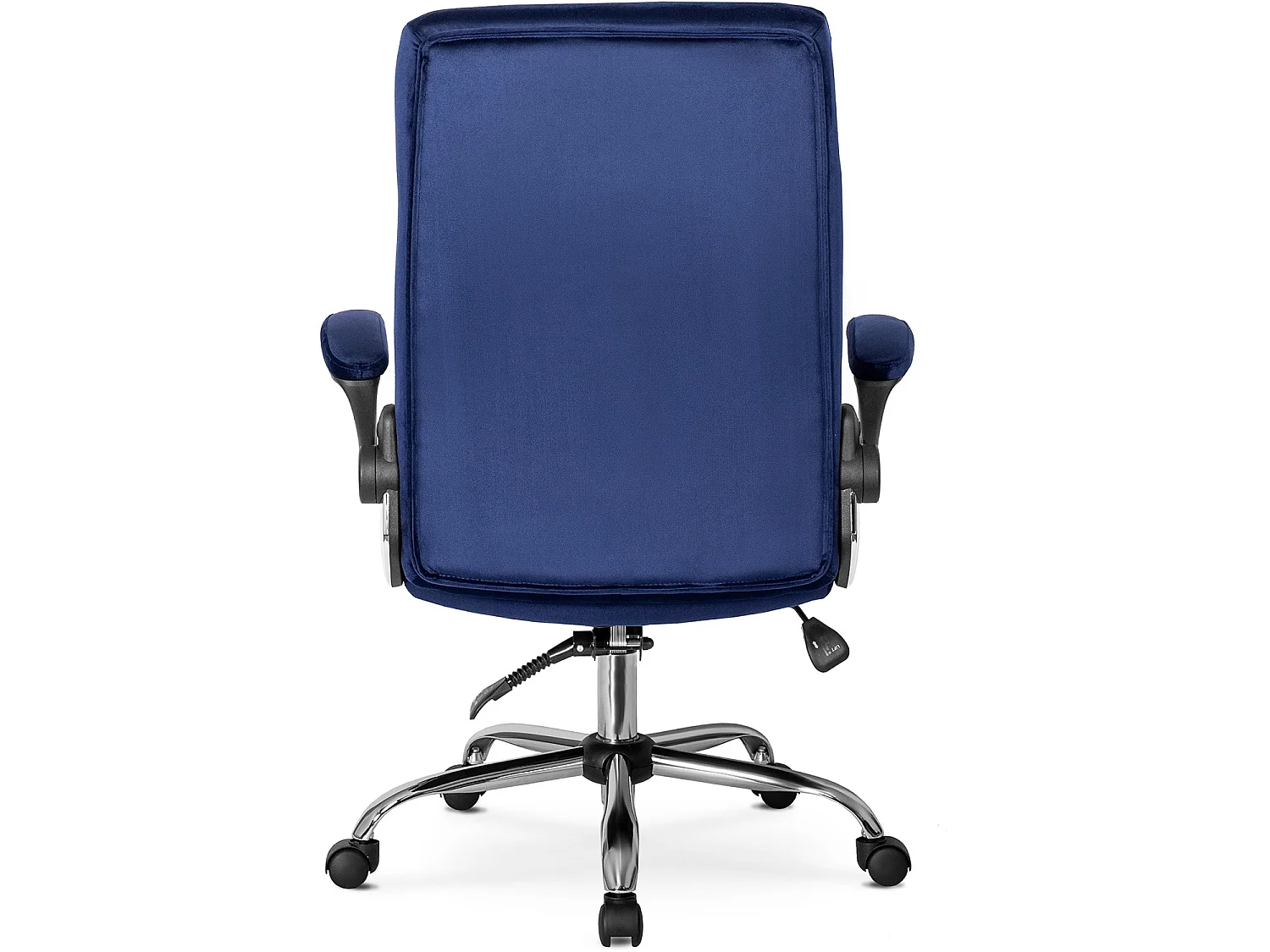 Chaise de bureau pivotante bleu marine LONDRES