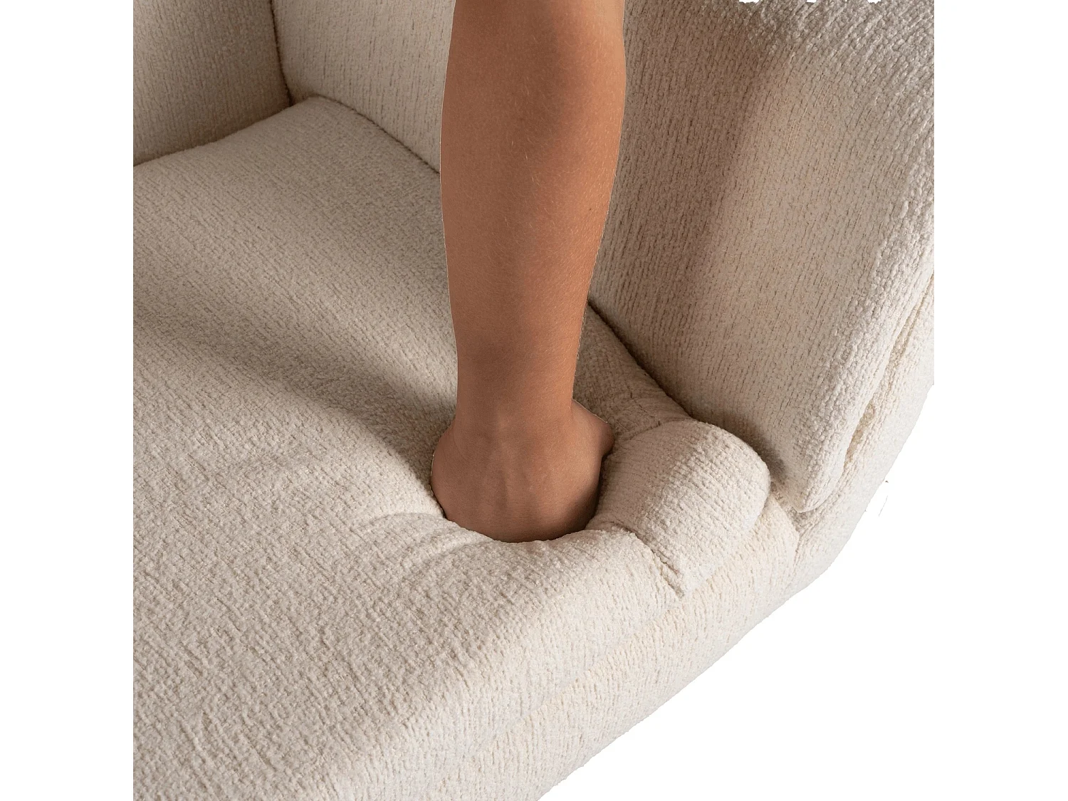 Chaise de bureau pivotante TERRY Beige