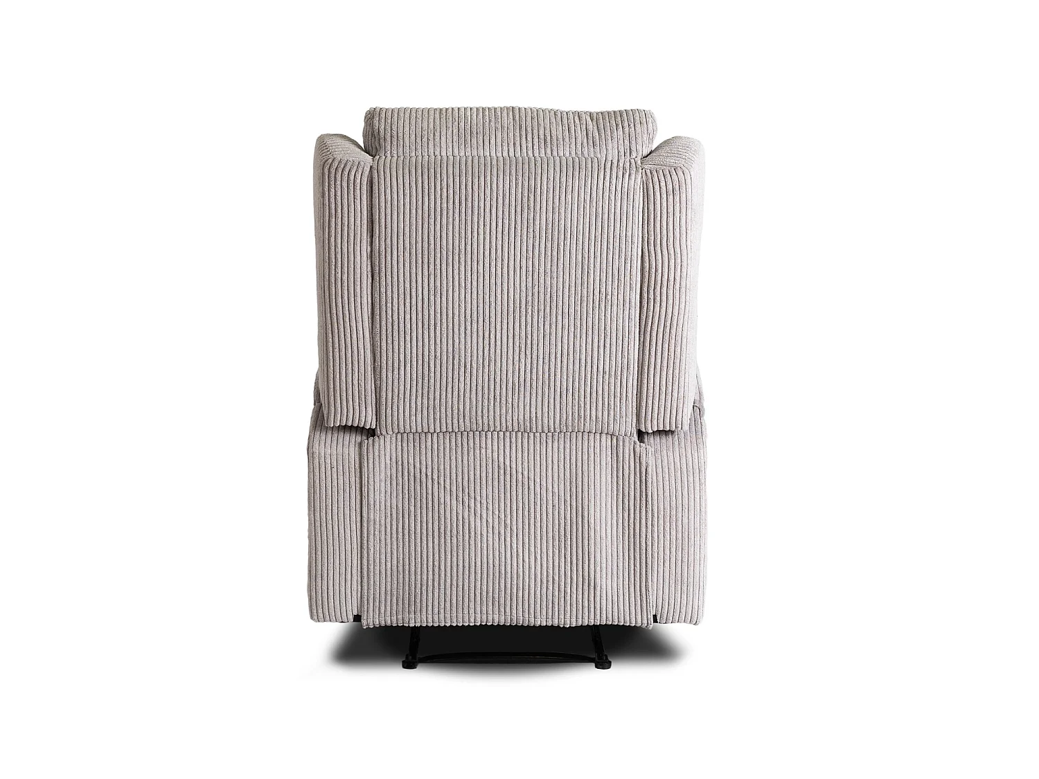 Fauteuil de massage SEBASTIAN Grey Velours côtelé