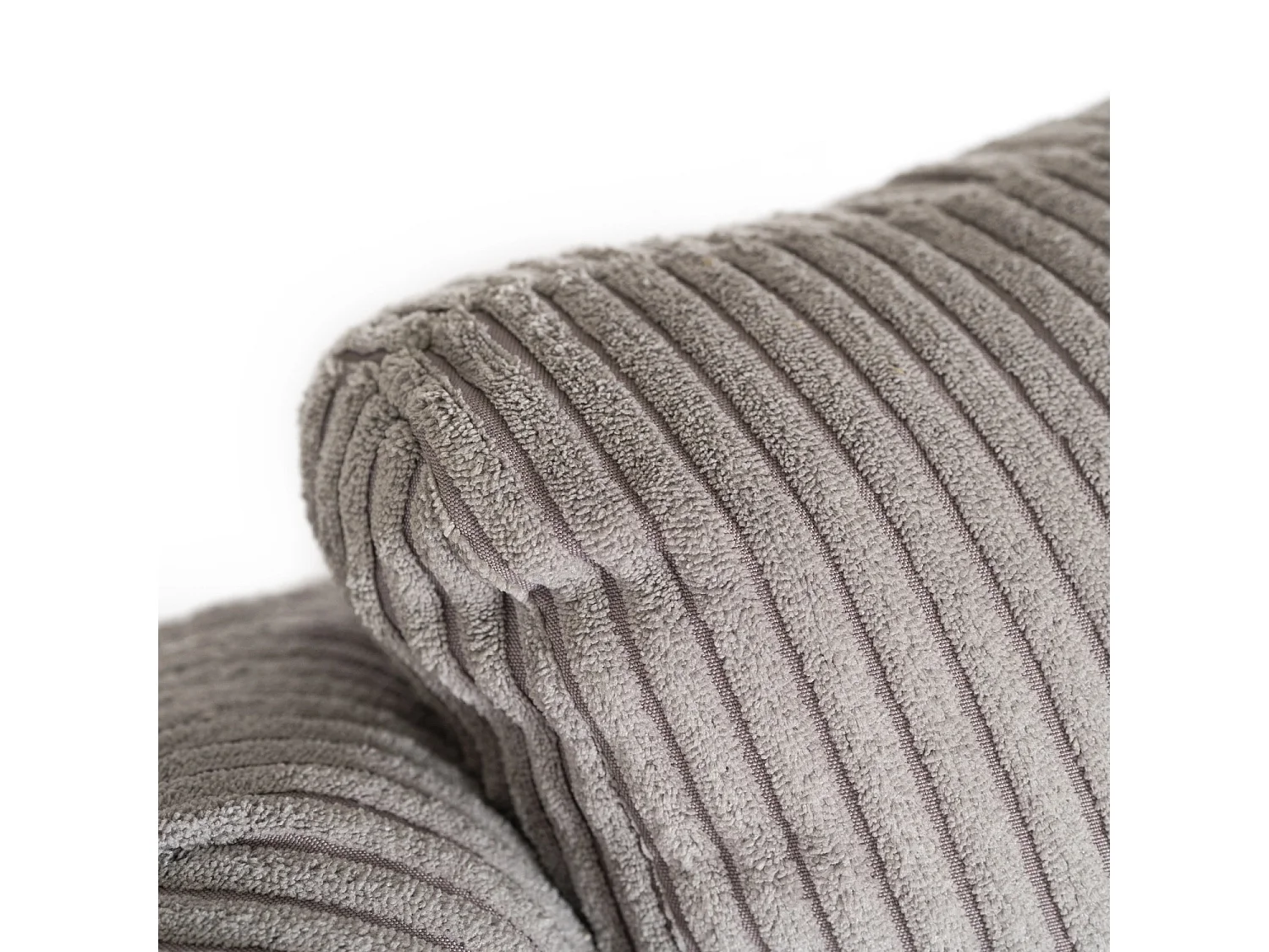 Fauteuil de massage SEBASTIAN Grey Velours côtelé