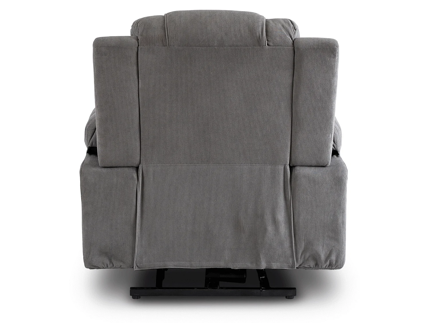 Fauteuil de massage relaxant avec fonction debout FENIX gris