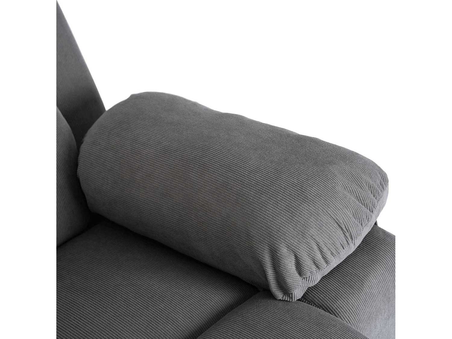 Fauteuil de massage relaxant avec fonction debout FENIX gris