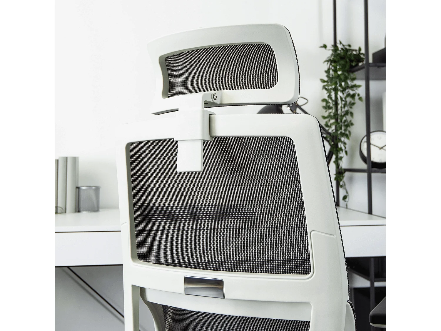 Fauteuil de bureau pivotant NICKI gris