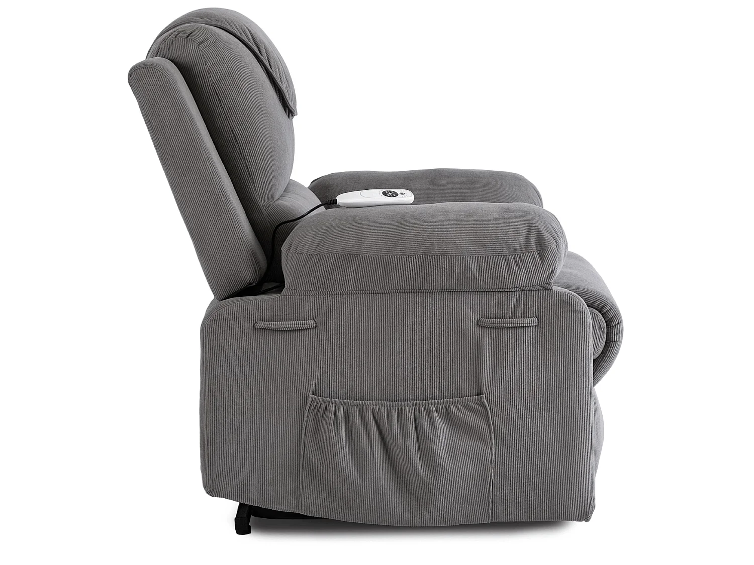 Fauteuil de massage relaxant avec fonction debout FENIX Sombre après