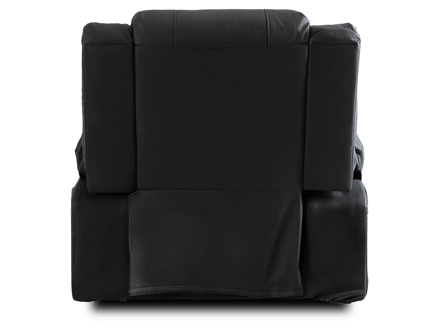 Poltrona de massagem relaxante JASPER Black Eco Leather