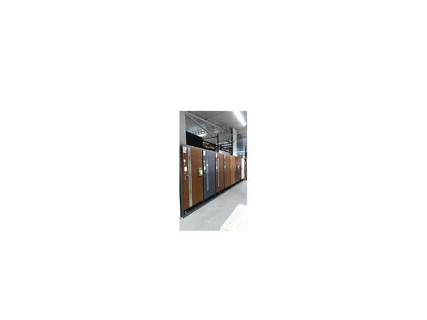 Porte d'entrée TANGO Anthracite en acier inoxydable en 80 ou 90 cm - Poignée et serrure : Sans - Poussant: Droit - Dimensions: 80 cm