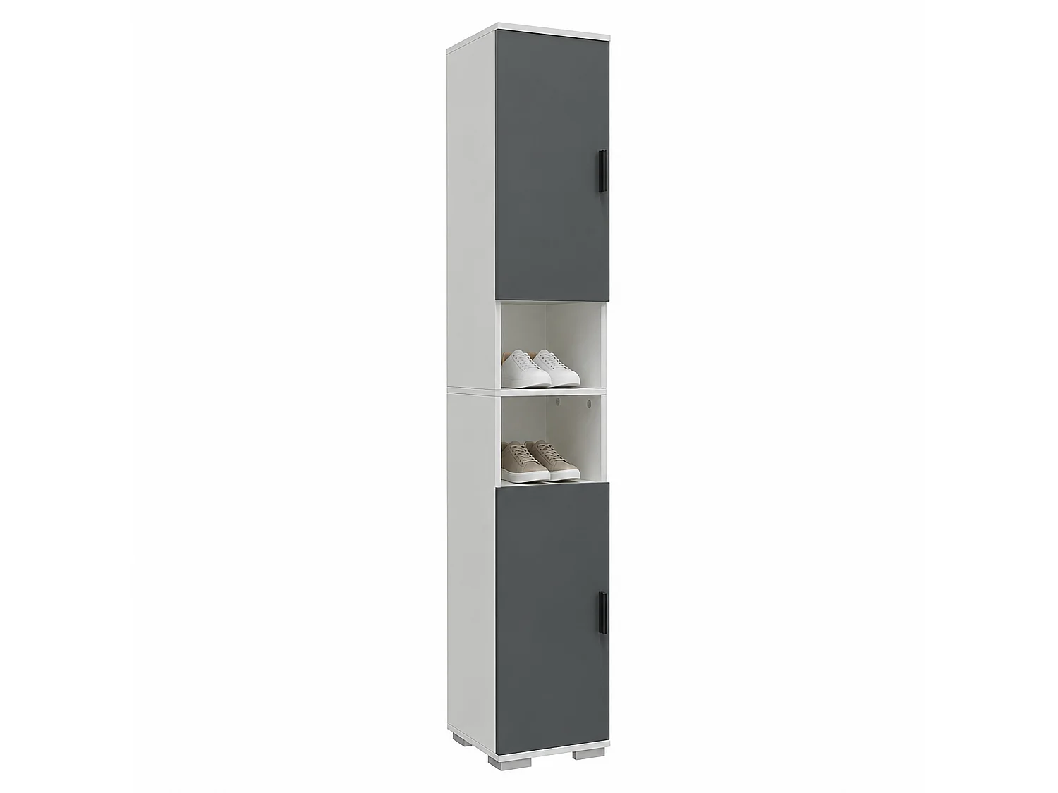 Holz schmaler Schuhschrank Dielenmöbel Gados  M