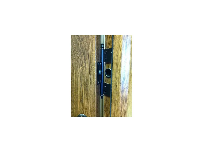 Porte d'entrée MAS rustica 90 cm 45 mm en acier inoxydable - Poignée et serrure : Avec - Sens d'ouverture: Poussant gauche