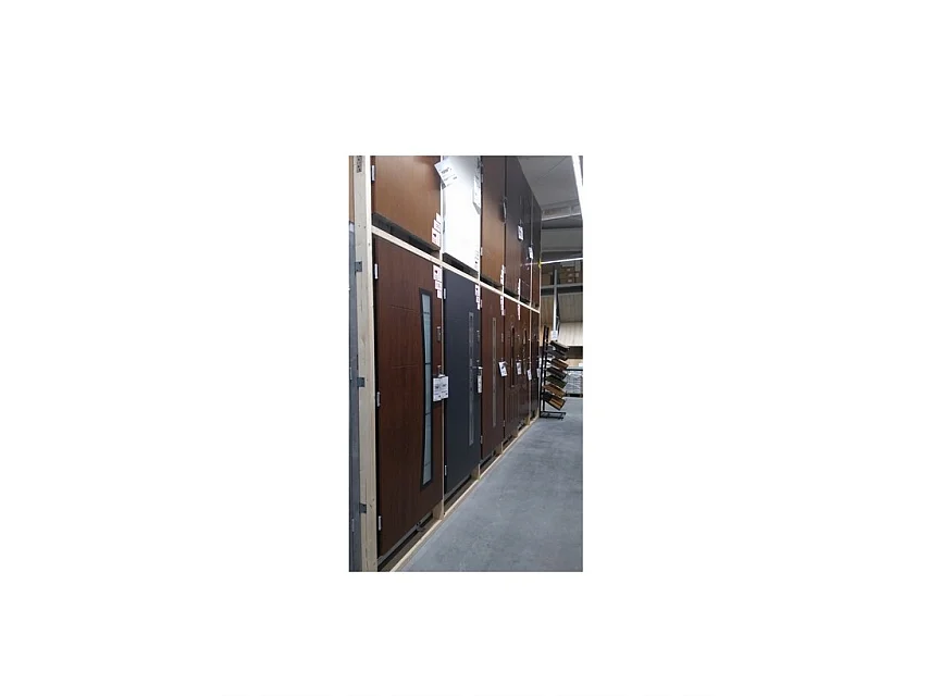 Porte d'entrée TANGO Anthracite en acier inoxydable en 80 ou 90 cm - Poignée et serrure : Avec - Poussant: Gauche - Dimensions: 80 cm