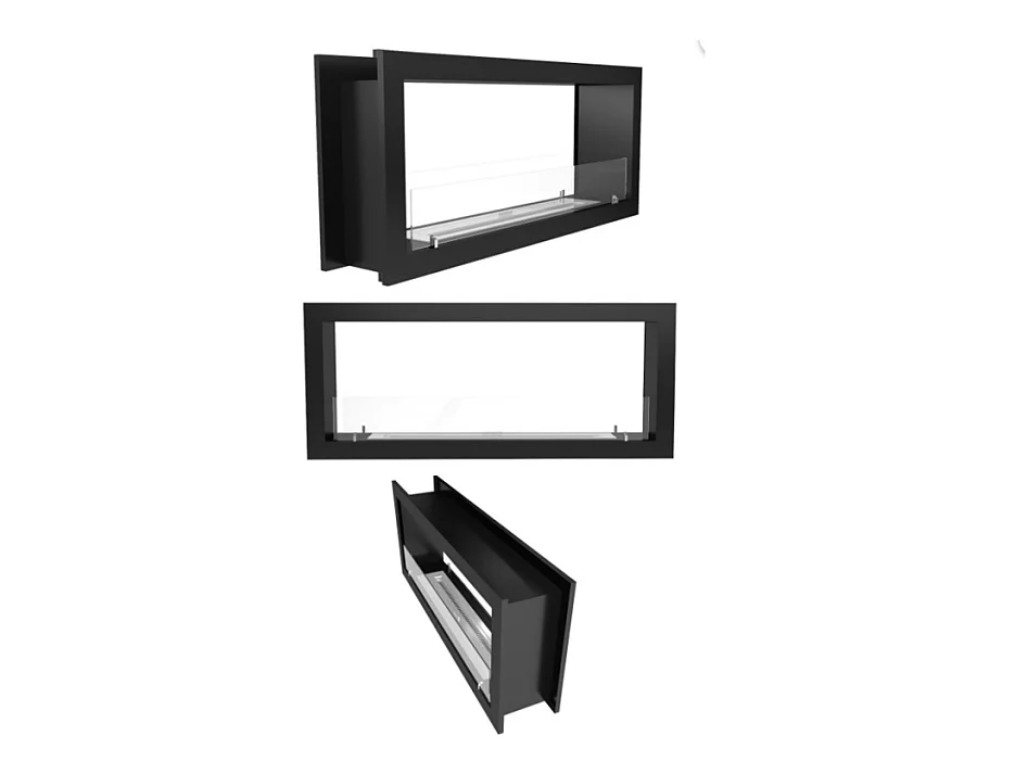 Cheminée BIOETHANOL double face 160 cm