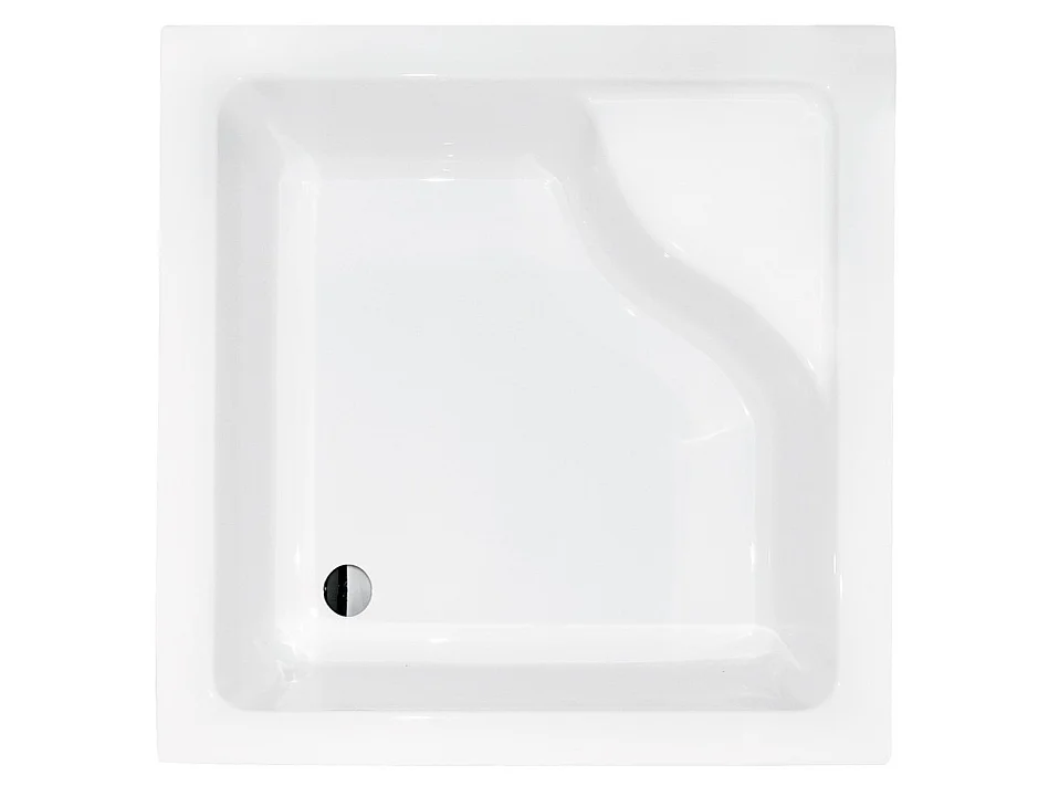 Receveur de douche IGOR carré 80x80 cm et 90x90 cm blanc - Dimensions: 80x80 cm