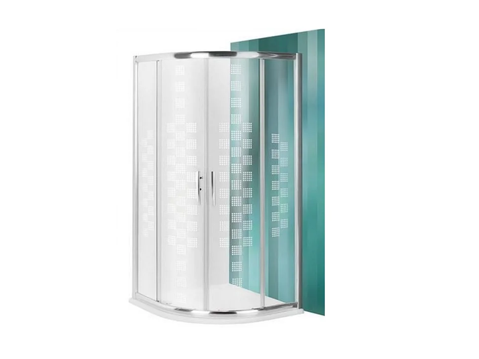 Paroi de douche d'angle PIXORN 90x90x200 cm