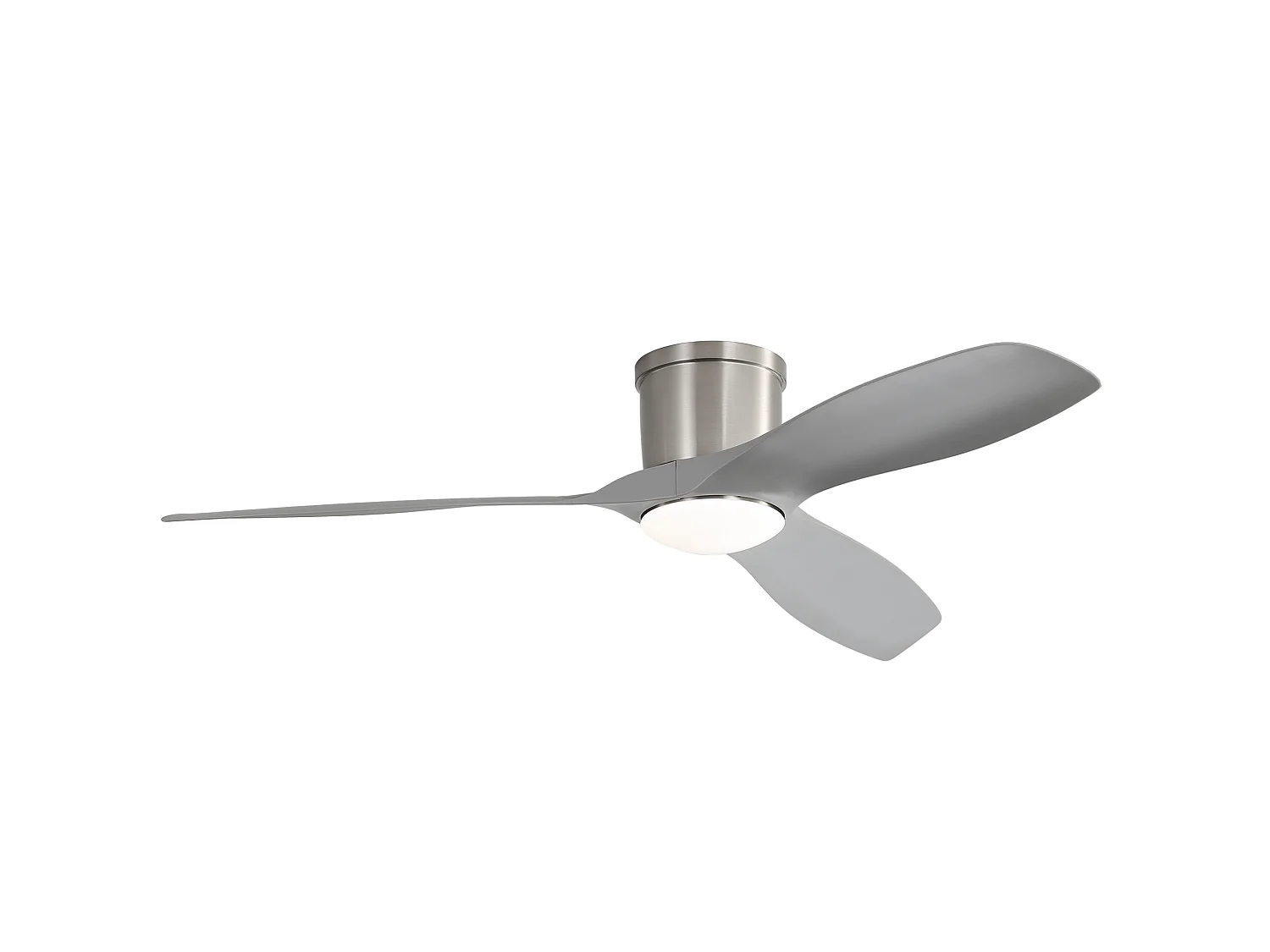 Ventilador de techo de 52" con luz LED y temporizador (1/4/8 h), para sala de estar y dormitorio.