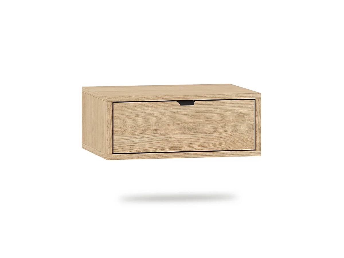 Wandnachttisch 1 Schublade Nila Holz