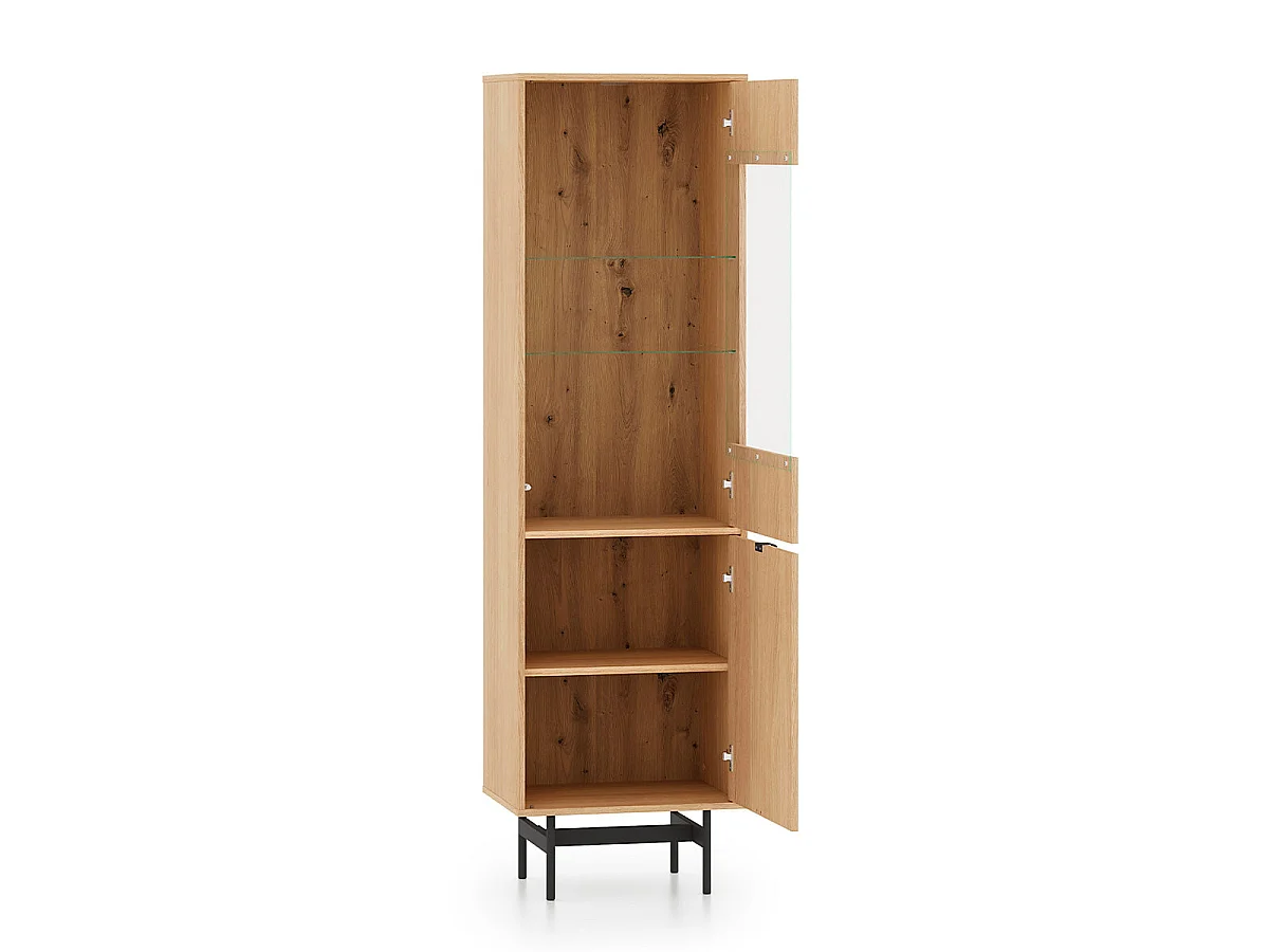 Nila Wood 2-dørs vitrineskab