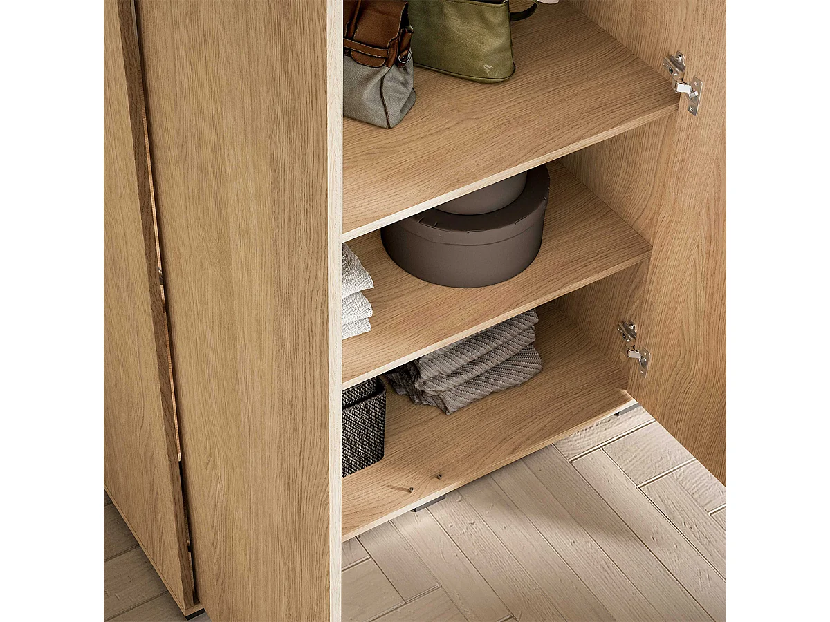 2-türiger Kleiderschrank Nila Holz
