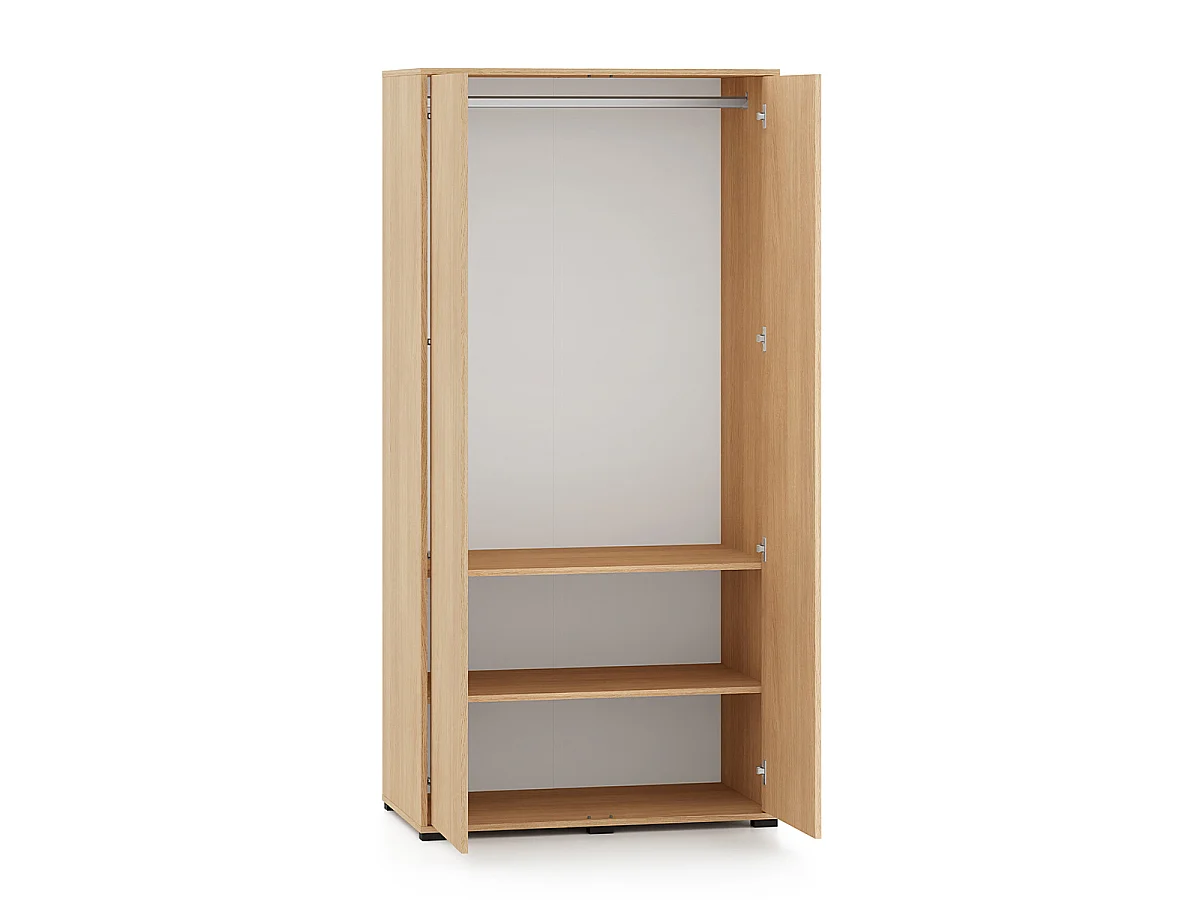 2-türiger Kleiderschrank Nila Holz