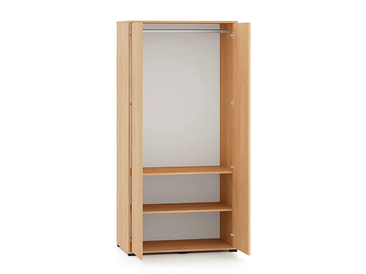 2-dørs klædeskab Nila Wood