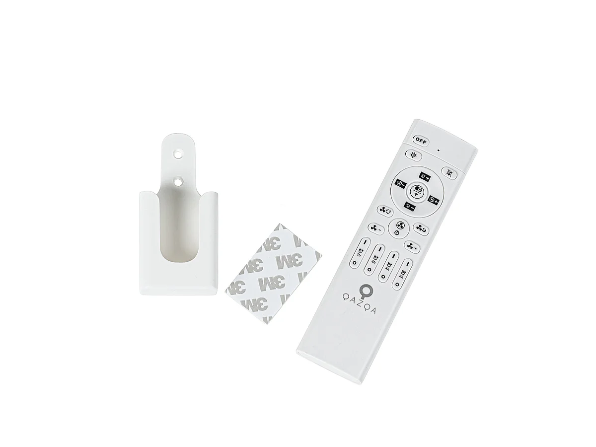 Ventilateur de plafond intelligent noir avec LED avec télécommande - Dave