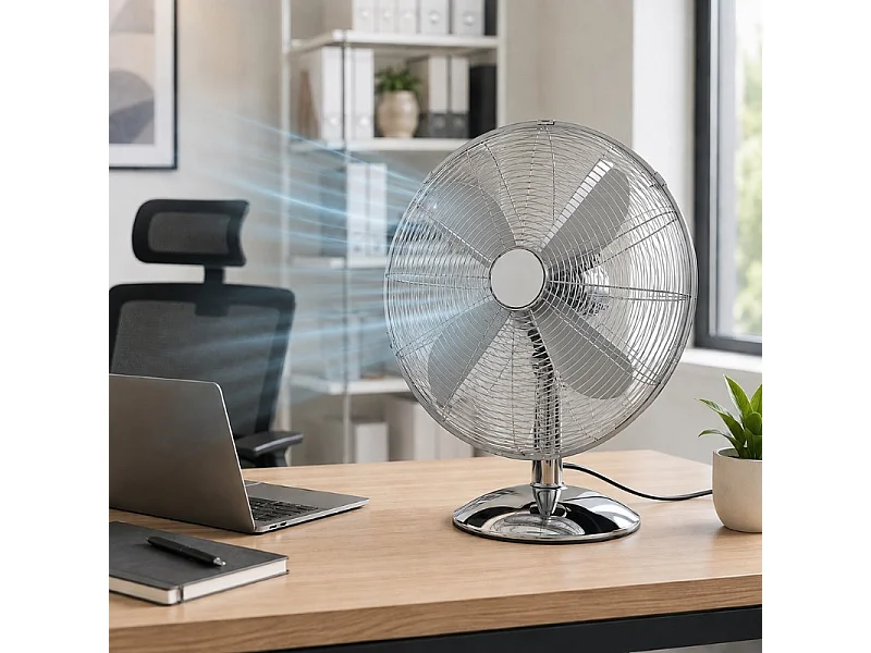 DCG Eltronic VE1616 ventilateur Argent