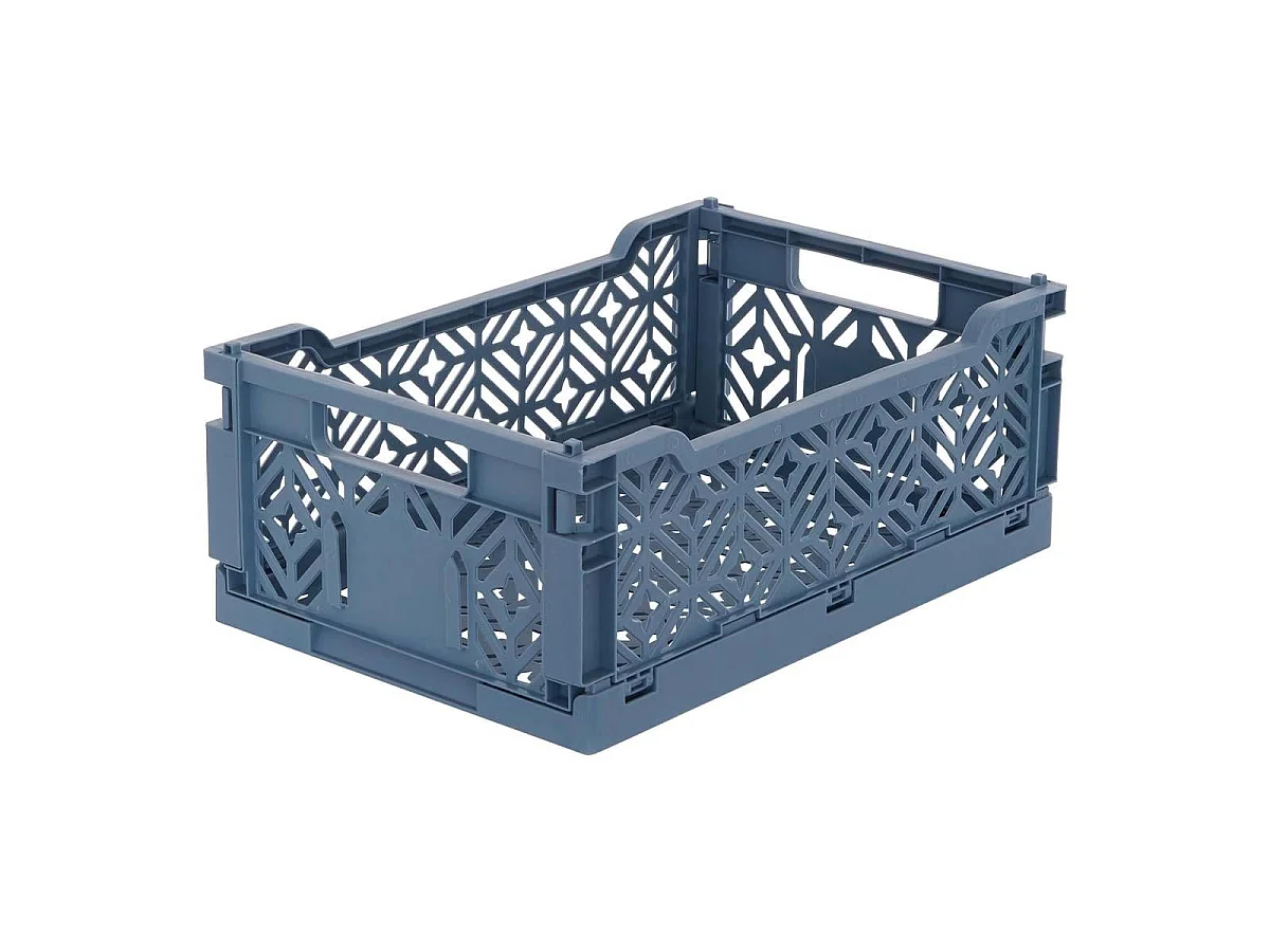 Cagette Pliante Empilable "Arry" 31cm Bleu