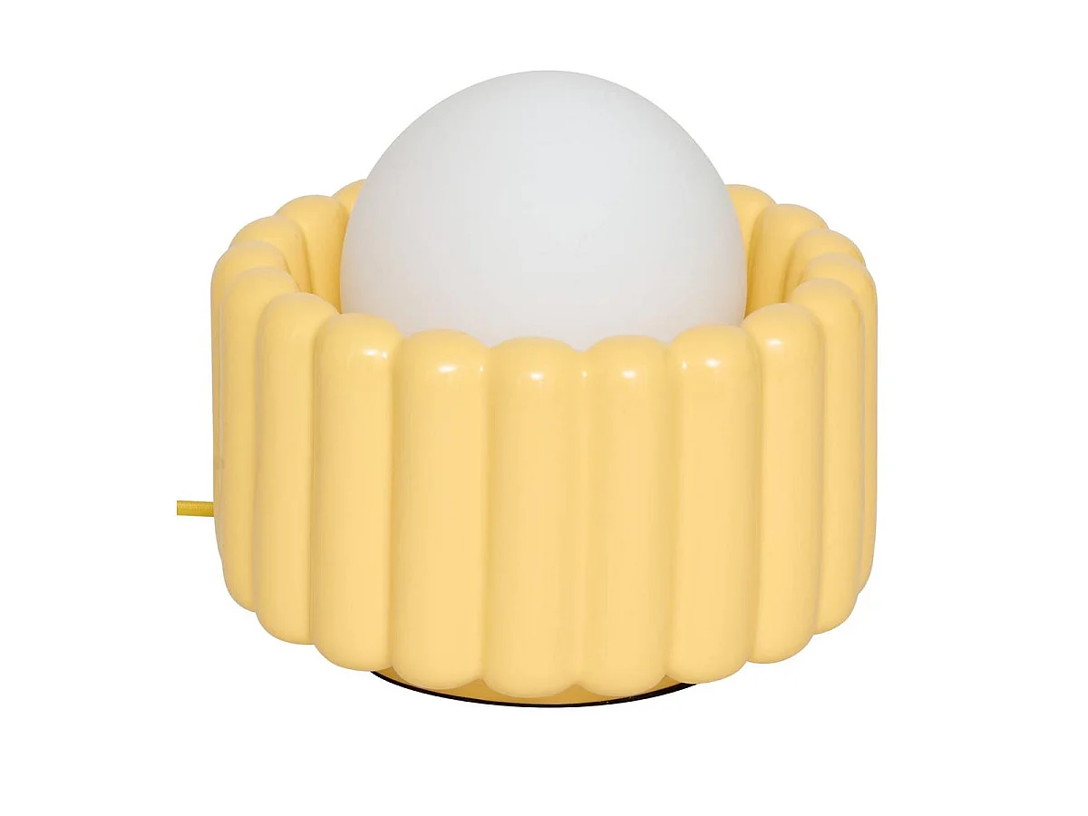 Lampe Applique Design "Lotta" 23cm Jaune