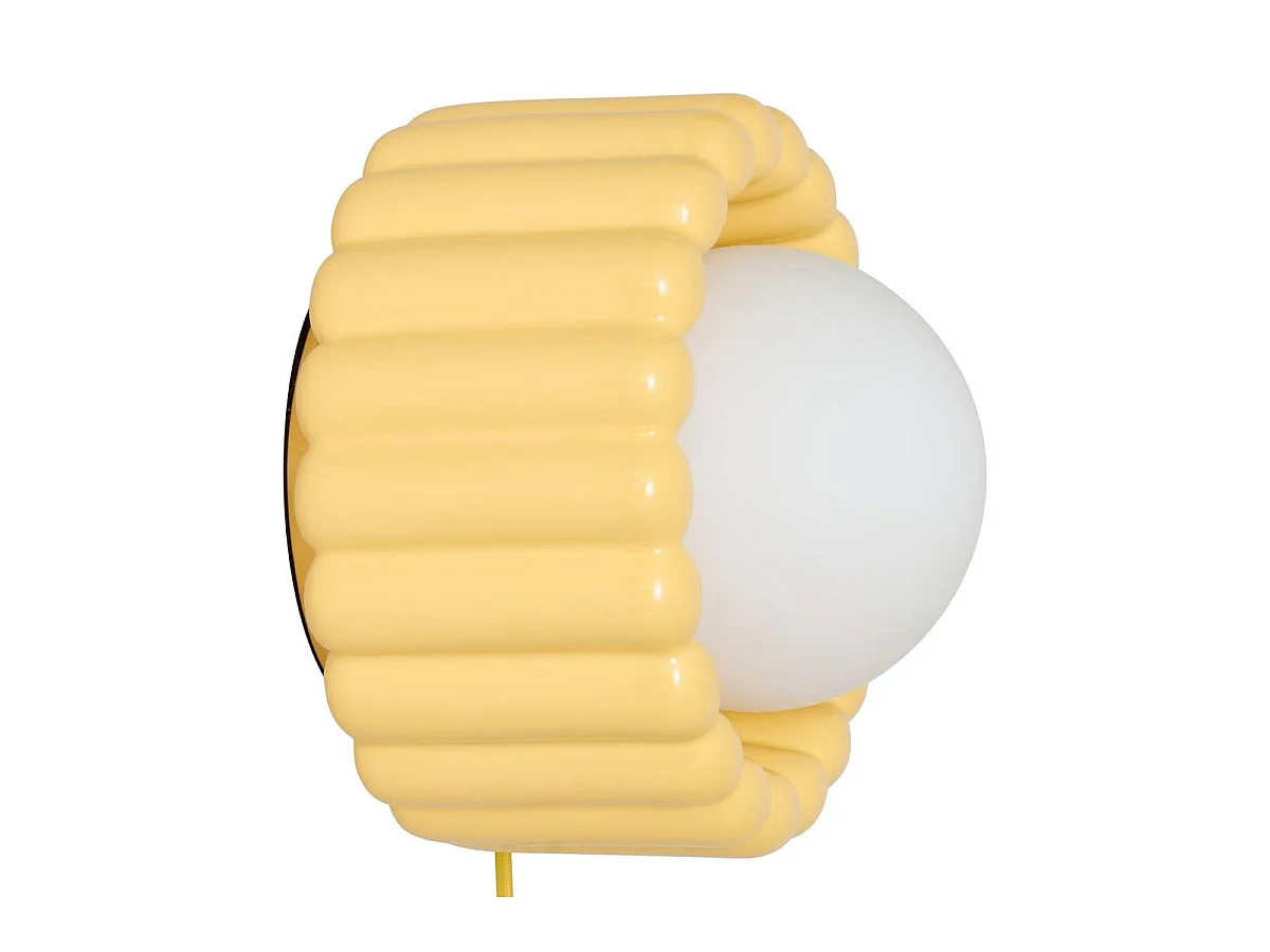 Lampe Applique Design "Lotta" 23cm Jaune