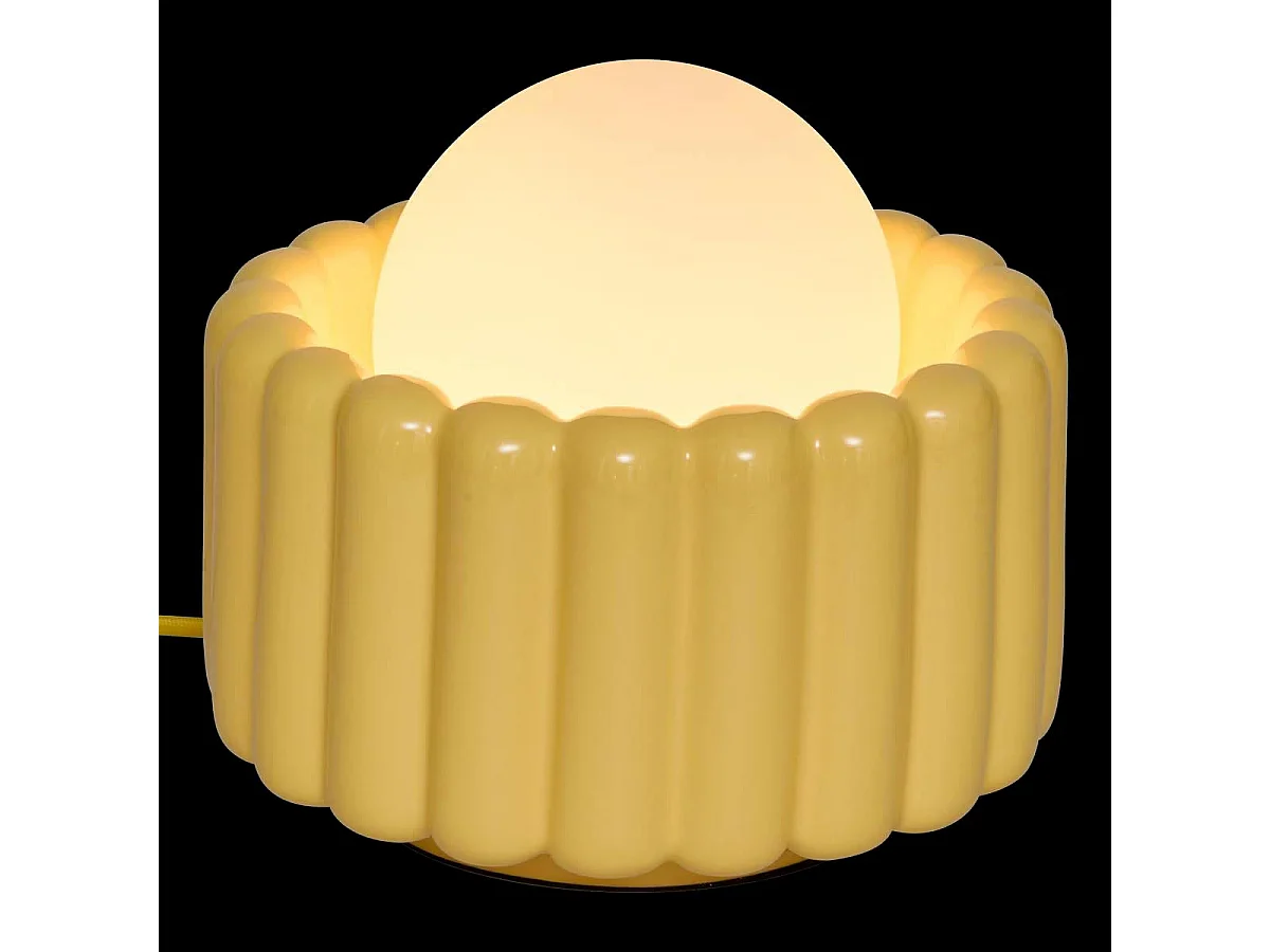Lampe Applique Design "Lotta" 23cm Jaune