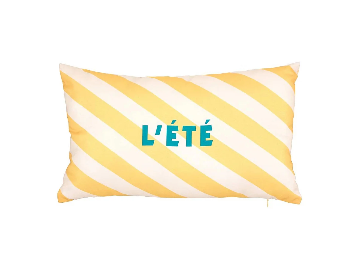 Coussin Déco d'Extérieur "Poolside" 30x50cm Jaune